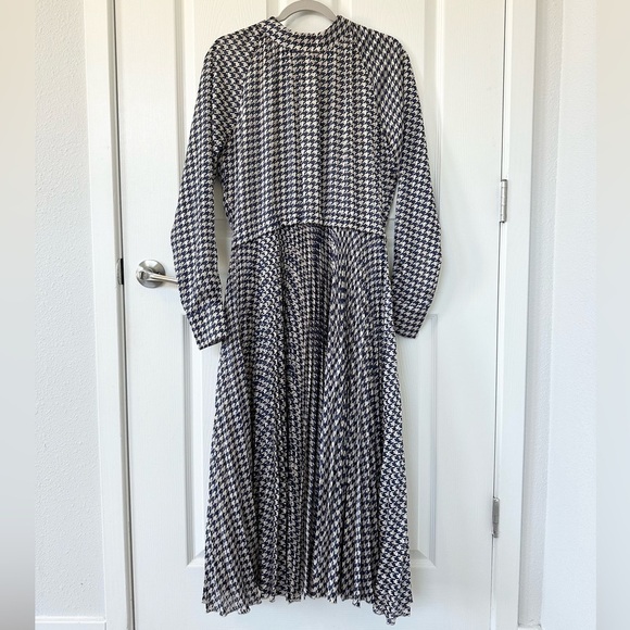 Birgitte Herskind Houndstooth Longsleeve Midi Dress - Picture 5 of 11